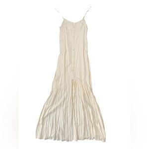 Forever 21 Elegant Cream Maxi Dress size small